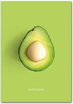 Fruit Poster Avocado - 40x60cm Canvas - Multi-color