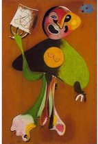 Joan Miro Abstract Watercolor Poster 13 - 30x40cm Canvas - Multi-color