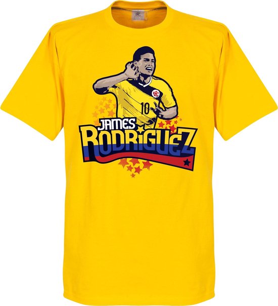 Colombia James Rodriguez T-Shirt - S | bol.com