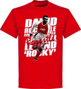 David Rocastle Legend T-Shirt - Rood - Kinderen - 92/98