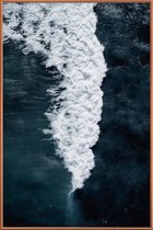 JUNIQE - Poster met kunststof lijst In Motion -30x45 /Groen