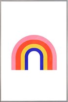 JUNIQE - Poster met kunststof lijst Rainbow -30x45 /Kleurrijk