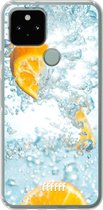 6F hoesje - geschikt voor Google Pixel 5 -  Transparant TPU Case - Lemon Fresh #ffffff