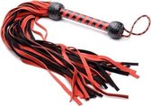 Isabella Sinclaire Su√®de Flogger - Zwart - BDSM - SM toys - BDSM - Zweepjes en Knevels