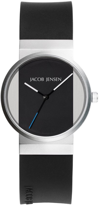 Jacob Jensen 722 horloge dames - zwart - edelstaal | bol.com