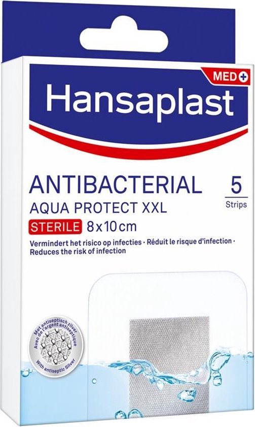 Hansaplast Antibacterieel Aqua Protect XXL - 5 stuks | bol.com