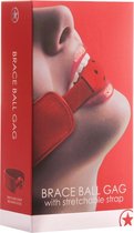 Brace Ball Gag - Red