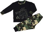Frogs and Dogs - Pyjama Dino - Zwart - Maat 140 - Jongens