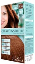 Cleara(c) Institute Coloracia3n 5,34 Castaa+-o Claro Luminoso Cabellos Delicados