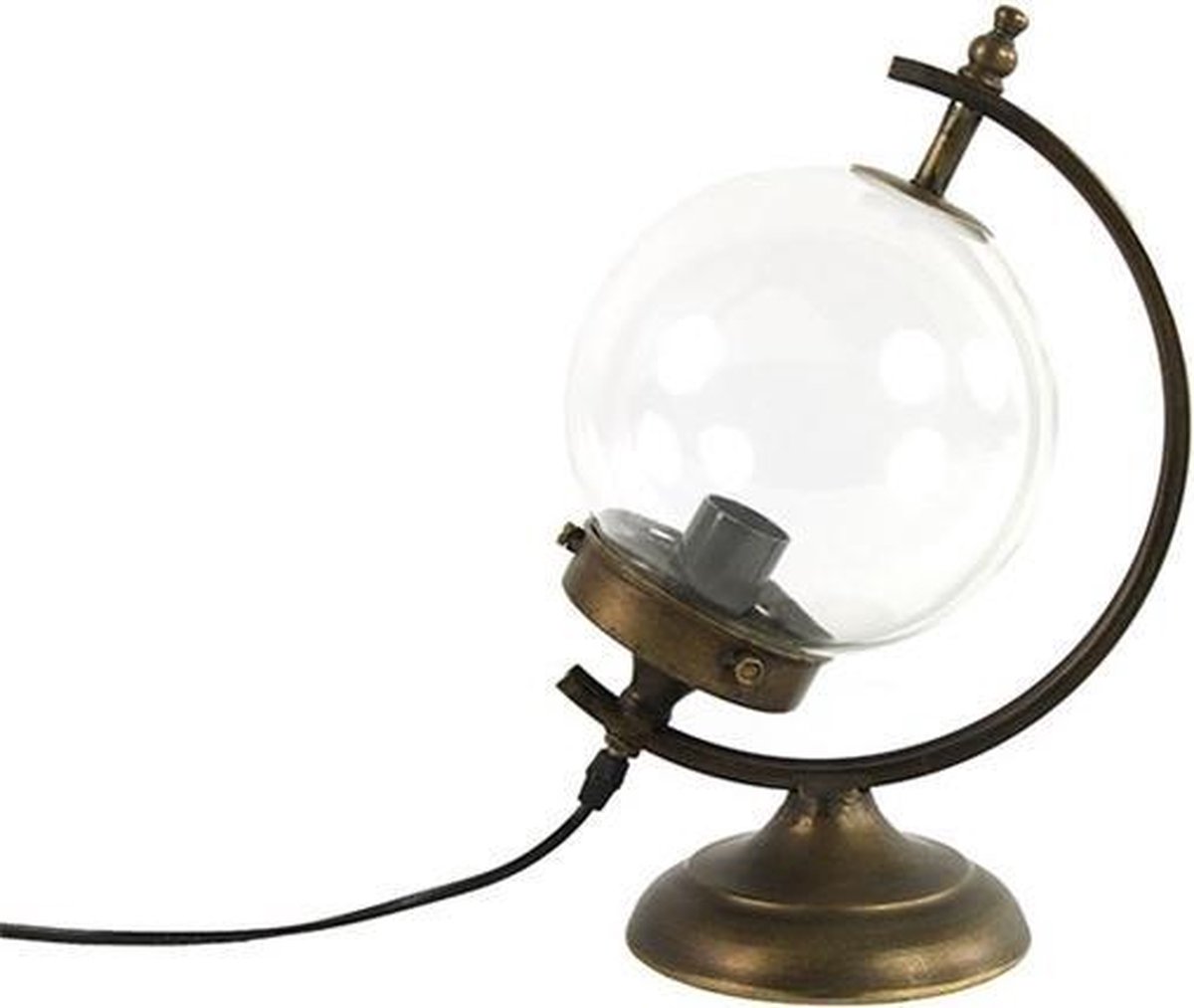 Countryfield Staande Lamp Hessel 24,5 X 20 X 36,5 Cm Rvs Brons | bol.com