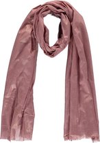 Sarlini lange Dames sjaal met subtiele gouden glanslook | Antique Pink