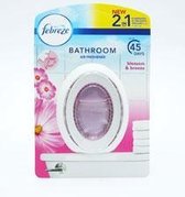 New Febreze 2in1 Bathroom / Small Spaces Air Freshener Blossom & Breeze 7.5