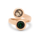 Melano Vivid Stand Strong ring set - dames - rosekleurig - maat 64