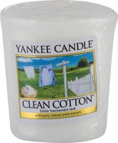 Yankee Candle - Clean Cotton Candle ( čistá bavlna ) - Aromatická votivní svíčka