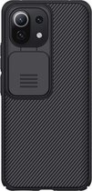 Nillkin - Telefoonhoesje geschikt voor Xiaomi Mi 11 Lite - CamShield Case - Zwart