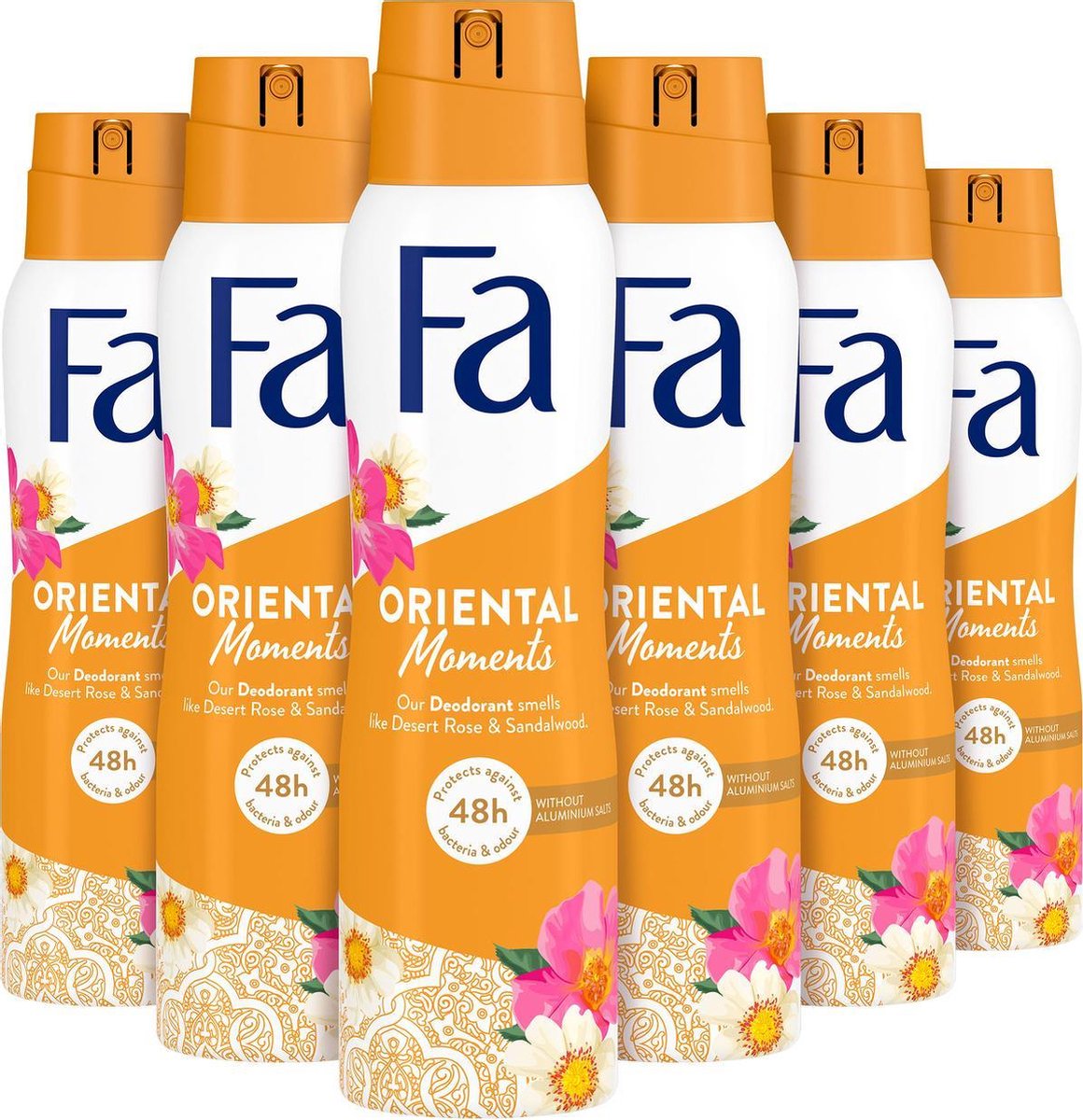 Fa Oriental Moments - Deodorant Spray - Voordeelverpakking - 6 x 150 ml - Fa