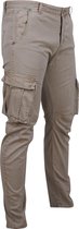 New Republic - Heren Chino - Cargo Model - Lengte 34 - Stretch - Beige