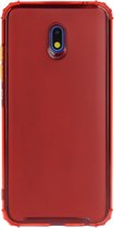 Voor Xiaomi Redmi 8A schokbestendige TPU transparante beschermhoes (rood)