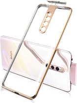 Voor Vivo X27 Pro GKK Phantom TPU + Plating beschermhoes (roze)