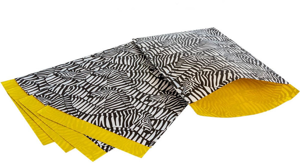 200x papieren zakjes Zebra 17x25cm
