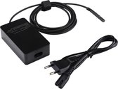 Let op type!! A1625 15V 2.58A 44W AC Voeding Lader Adapter voor Microsoft Surface Pro 6 / Pro 5 (2017) / Pro 4  EU Plug