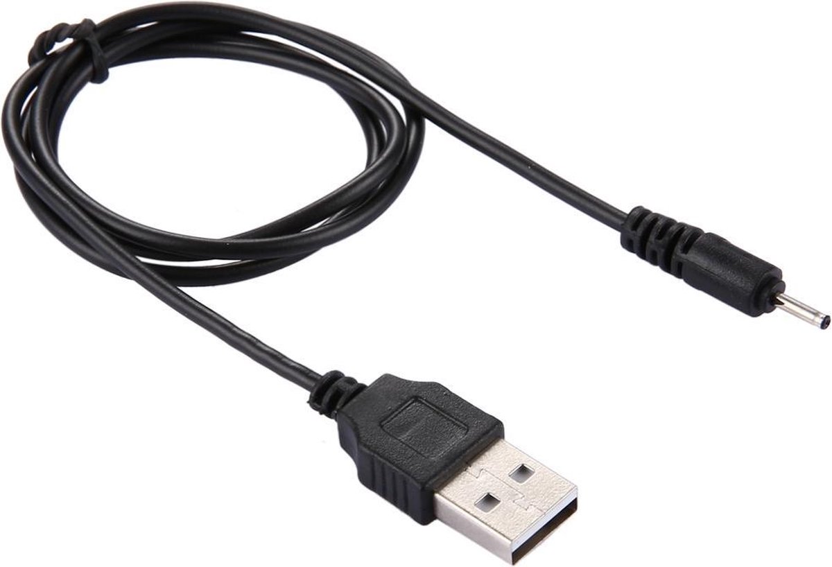 Let op type!! USB naar 2.0mm DC Oplaad Kabel Lengte: 65cm