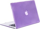 Enkay Series Crystal Hard beschermings hoesje voor Apple Macbook Air 13.3 inch  (paars)
