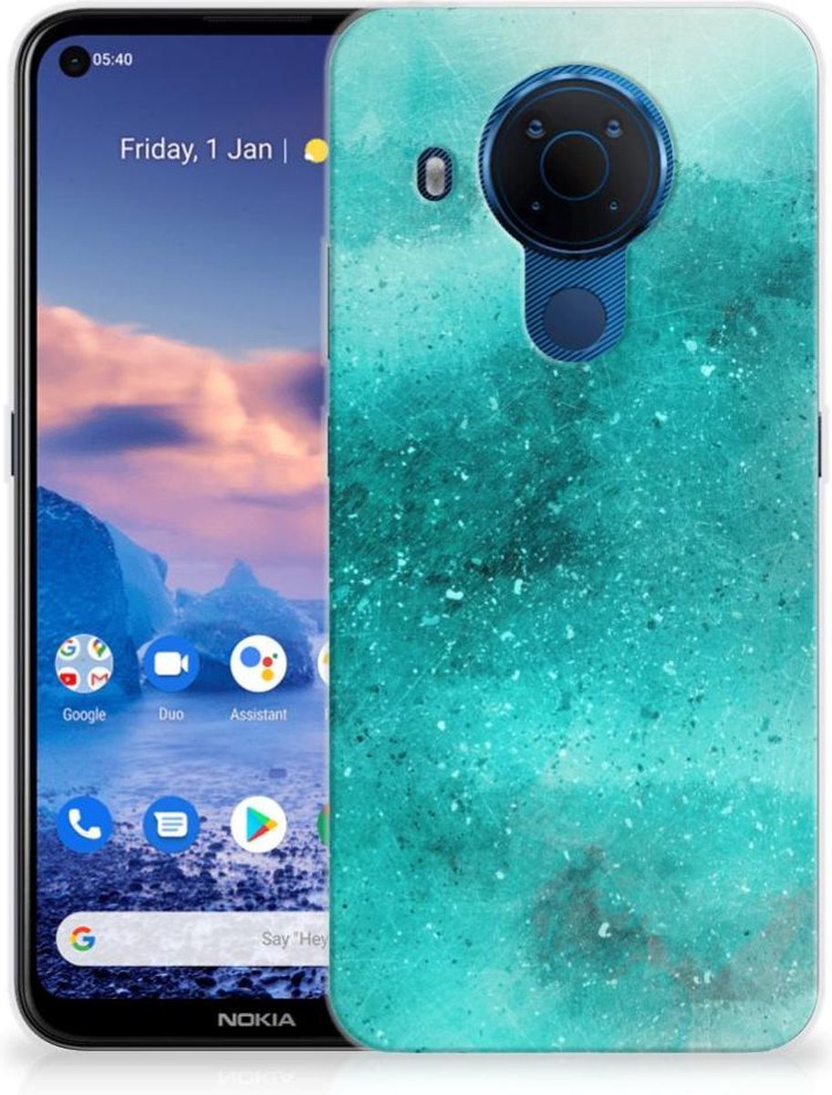 Hoesje maken Nokia 5.4 Painting Blue