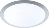 LED Plafondlamp - Plafondverlichting - Iona Ginzon - 25W - Warm Wit 3000K - Rond - Mat Titaan - Kunststof