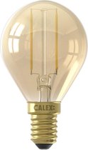 CALEX - LED Lamp - Kogellamp P45 - E14 Fitting - 2W - Warm Wit 2100K - Goud