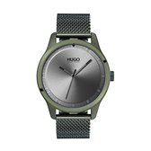 HUGO HU1530046 #MOVE -  Polshorloge - Staal - Groen - Ø 42 mm