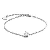 Selected Jewels Julie Dames Armband Zilver  - Zilverkleurig (Letter R)