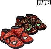 Slippers Voor in Huis Spiderman Rood