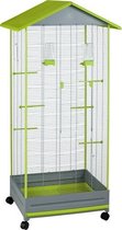 Voltrega voliere 430 grijs / groen - 79x67,5x167 cm - 1 stuks