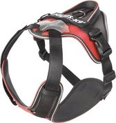 Julius k9 idc hondentuig longwalk rood / grijs - l 66-86 cm 16-22 kg - 1 stuks