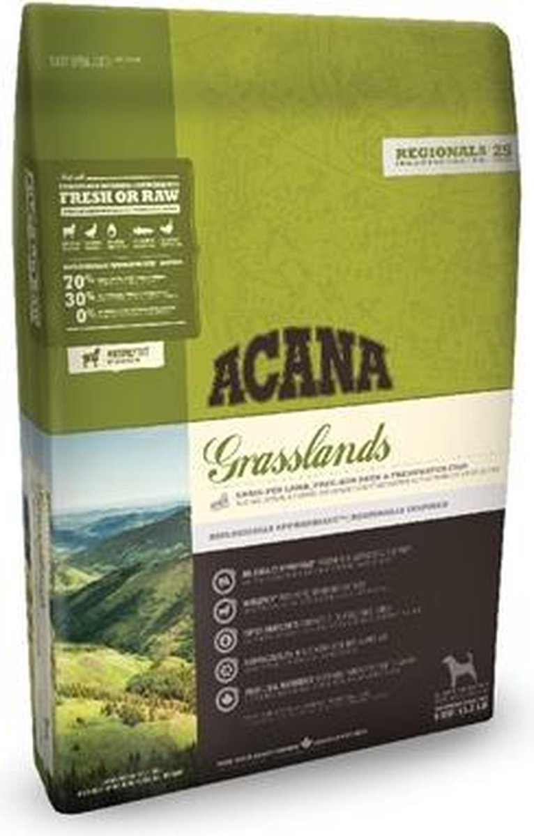 Acana regionals grasslands dog - 6 kg - 1 stuks