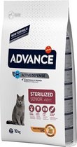 Advance cat sterilized sensitive senior 10+ - 10 kg - 1 stuks