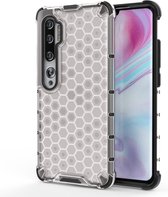 Voor Geschikt voor Xiaomi Mi Note10 Pro Shockproof Honeycomb PC + TPU Case (wit)