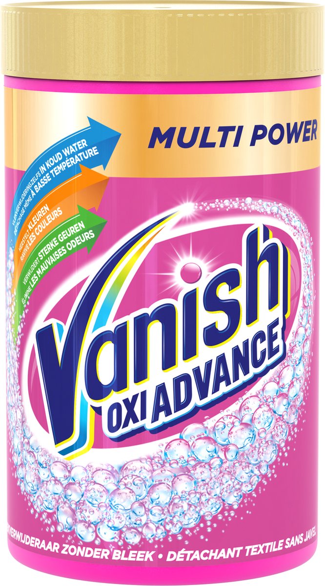 Vanish Oxi Advance Multicolor Power Poeder - Voor Witte en Gekleurde Was - 1,2kg