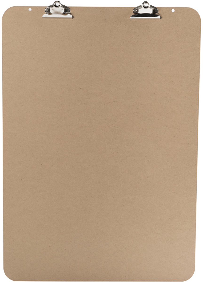 XL Klembord , afm 52x74 cm, dikte 5 mm, zilver, 1 stuk