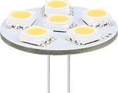G4/GU4 LED lamp 12-24V met backpins 1W SMD 2900K dimbaar
