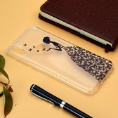 Fashion Pattern TPU schokbestendige beschermhoes voor ASUS Zenfone Max Pro (M1) ZB601KL (vlindermeisje)