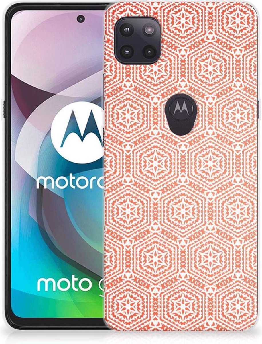 Motorola Moto G 5G TPU bumper Pattern Orange