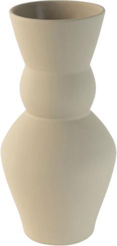 Vase Gusta 13,6x22,9 cm Beige