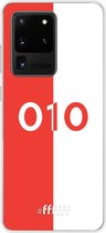 6F hoesje - geschikt voor Samsung Galaxy S20 Ultra -  Transparant TPU Case - Feyenoord - 010 #ffffff