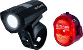 Sigma Buster 100 HL Kit d'éclairage LED pour vélo - 120 Lumen - Batterie Li-ion - Fonction de charge USB