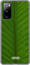 6F hoesje - geschikt voor Samsung Galaxy S20 FE - Transparant TPU Case - Unseen Green #ffffff