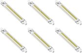 CALEX - LED Lamp 6 Pack - R7S Fitting - 8W - Warm Wit 3000K - Dimbaar - Glas - BSE