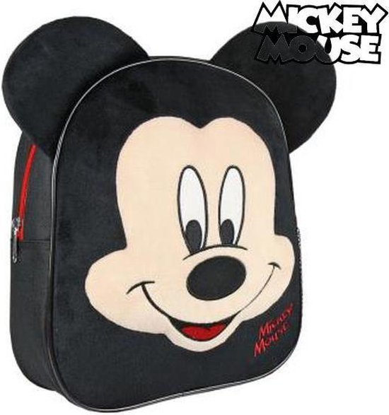 Sac à dos enfant - Disney - Mickey - Style peluche - 100% polyester