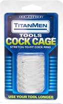 Cock Cage - Clear - Cock Rings
